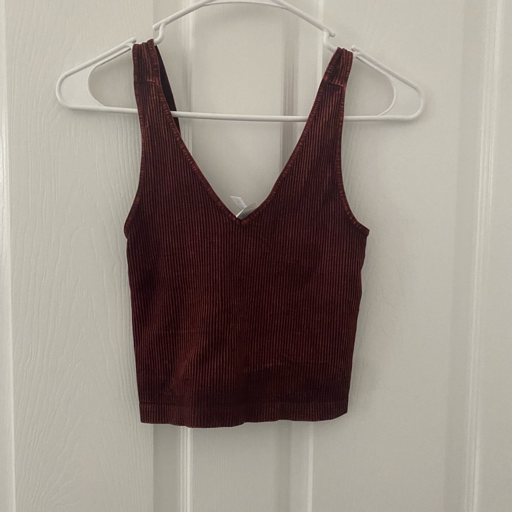 Maroon nikibiki tank top